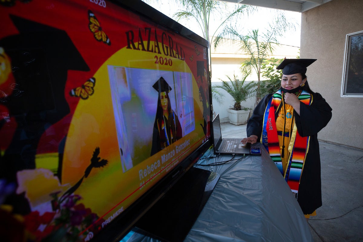 A look at graduation celebrations — at home UCR News UC Riverside